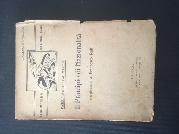 IL PRINCIPIO DI NAZIONALITA'