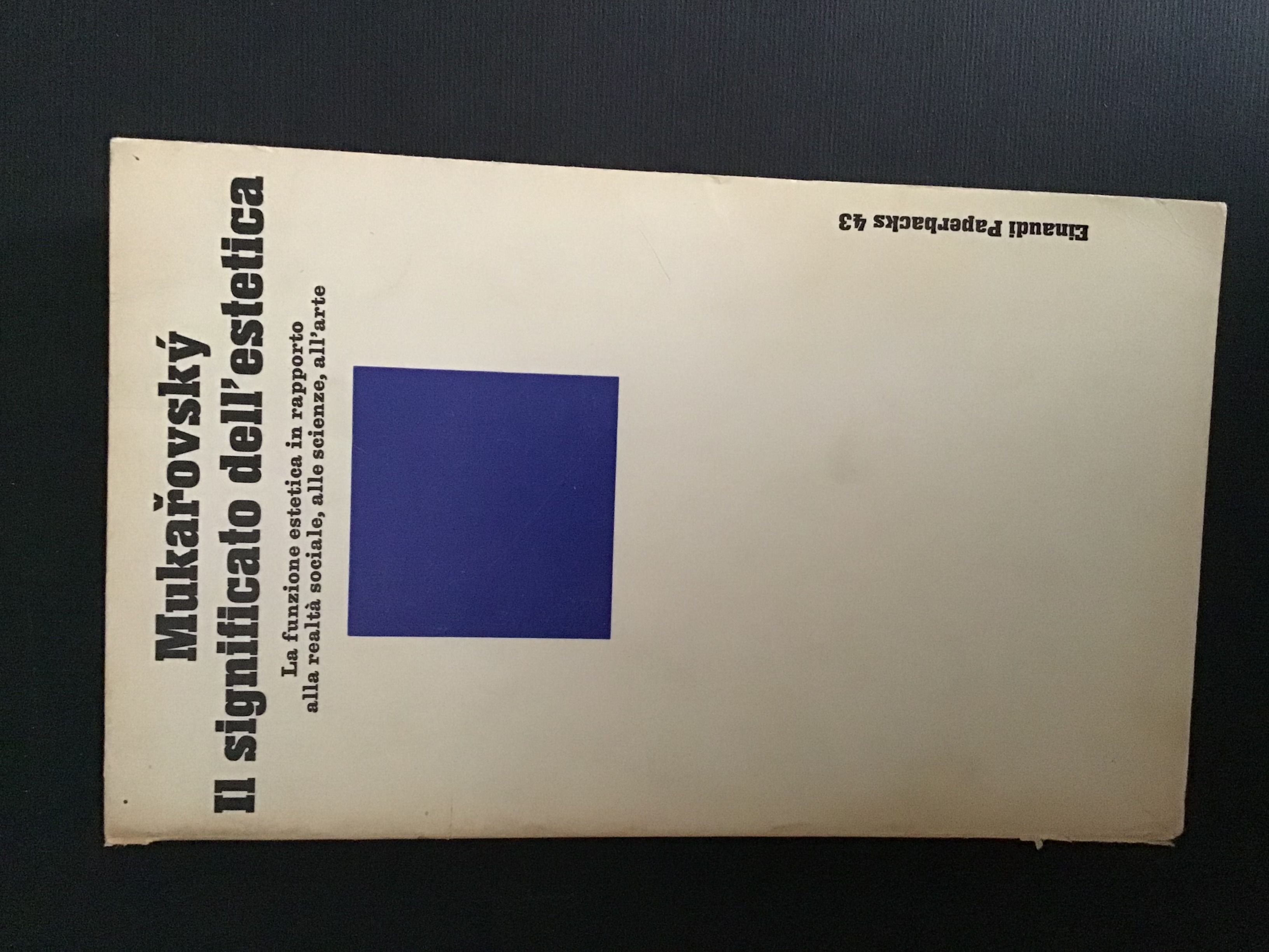 IL SIGNIFICATO DELL'ESTETICA