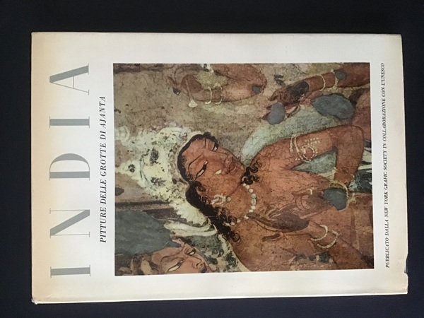 INDIA. PITTURE DELLE GROTTE DI AJANTA