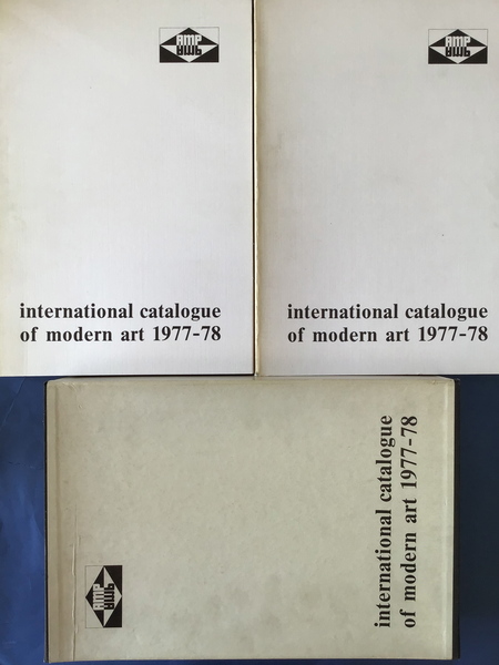 INTERNATIONAL CATALOGUE OF MODERN ART 1977-78 - VOL. I, II