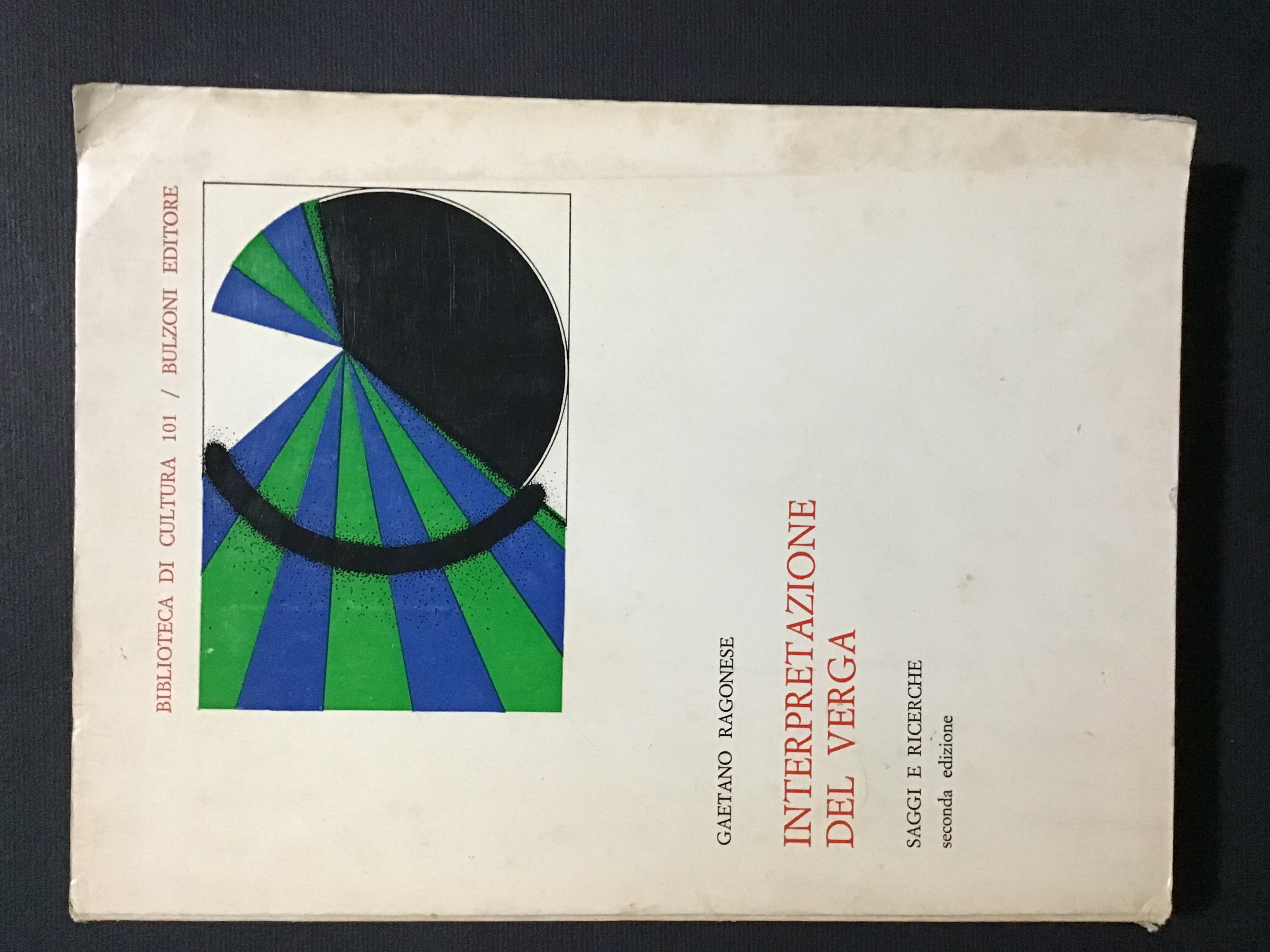 INTERPRETAZIONE DEL VERGA. SAGGI E RICERCHE