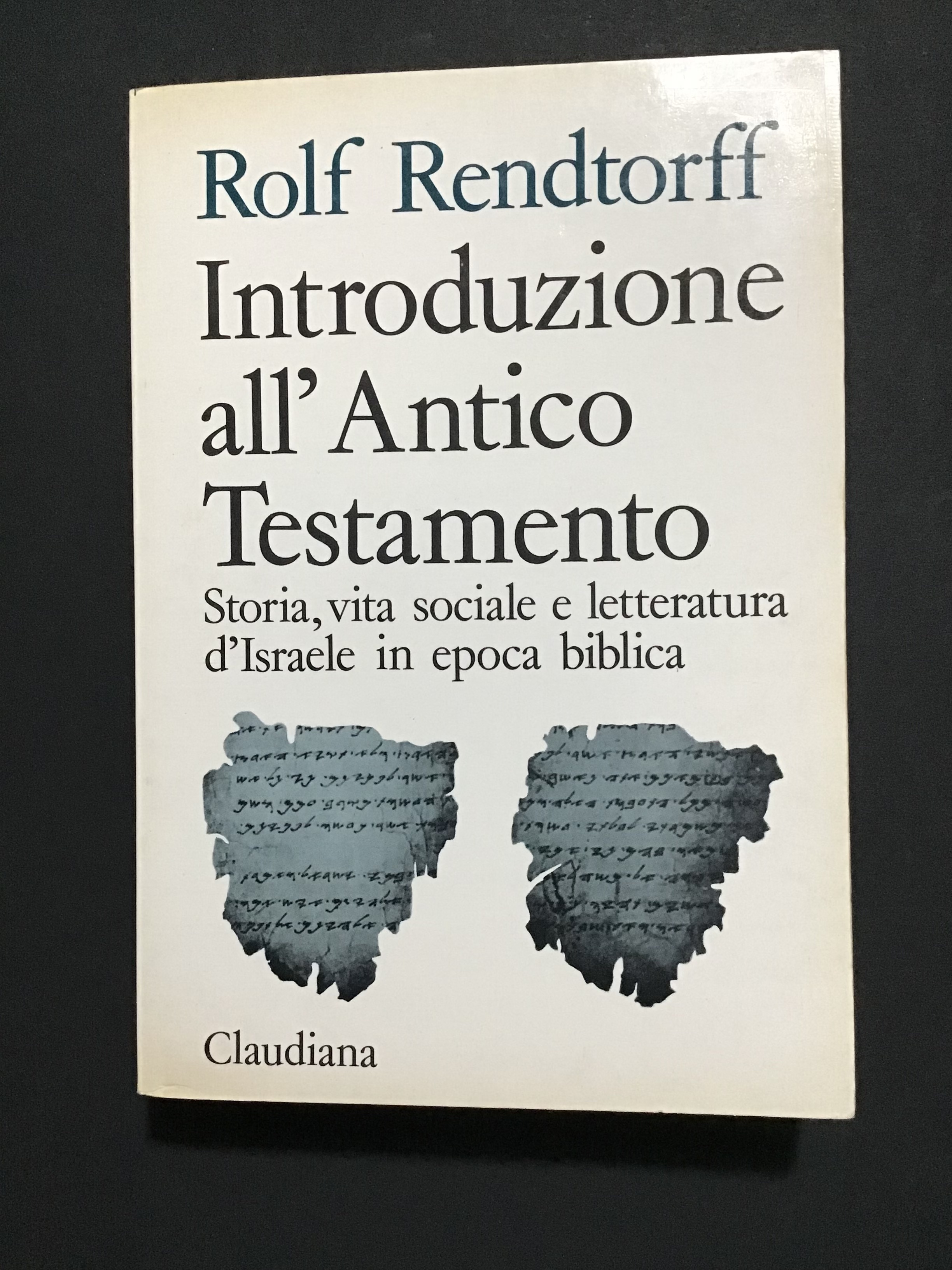 INTRODUZIONE ALL'ANTICO TESTAMENTO. STORIA, VITA SOCIALE E LETTERATURA D'ISRAELE IN …
