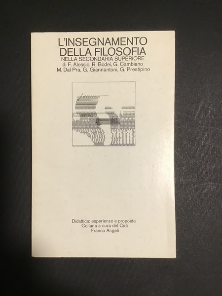 L'INSEGNAMENTO DELLA FILOSOFIA NELLA SECONDARIA SUPERIORE