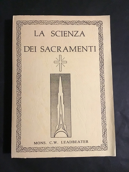 LA SCIENZA DEI SACRAMENTI