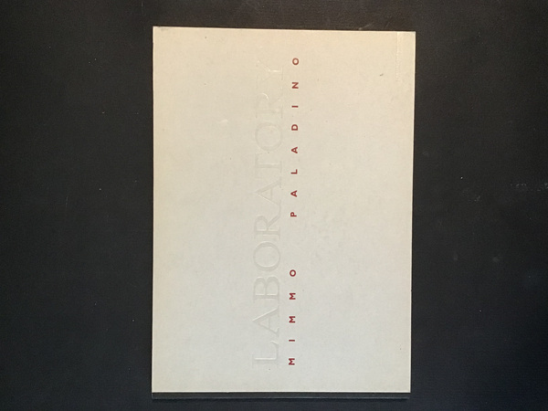 LABORATORY MIMMO PALADINO