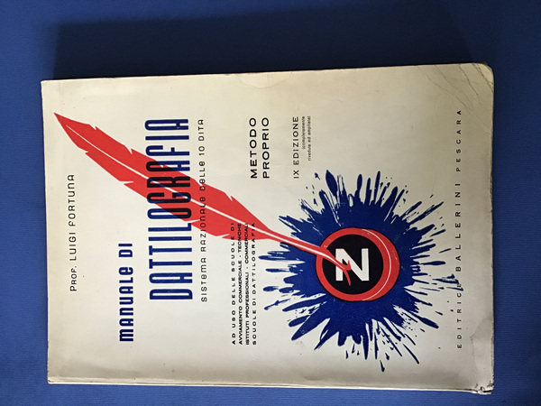 MANUALE DI DATTILOGRAFIA. SISTEMA RAZIONALE DELLE DIECI DITA