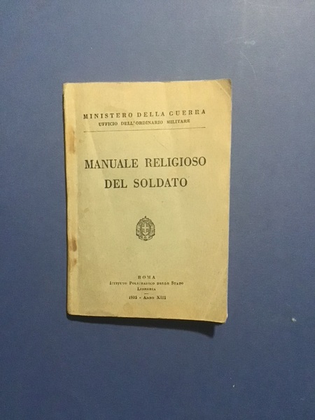 MANUALE RELIGIOSO DEL SOLDATO