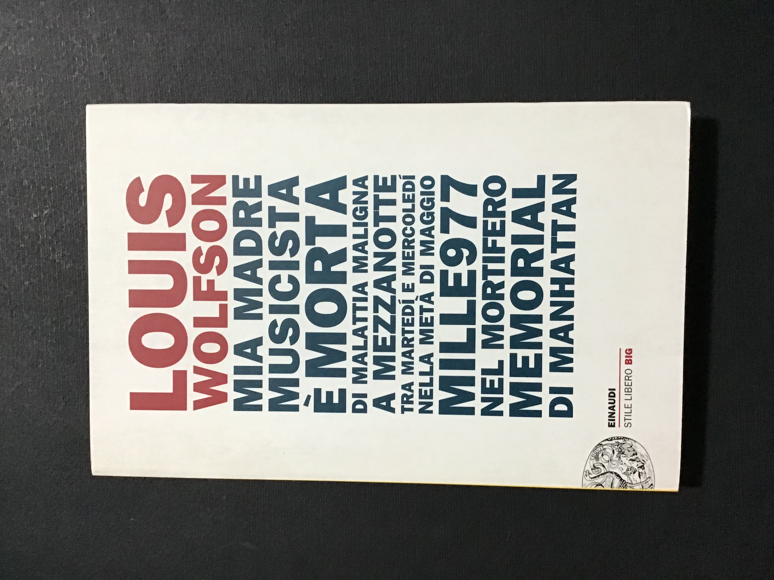 MIA MADRE, MUSICISTA, E' MORTA DI MALATTIA MALIGNA A MEZZANOTTE, …