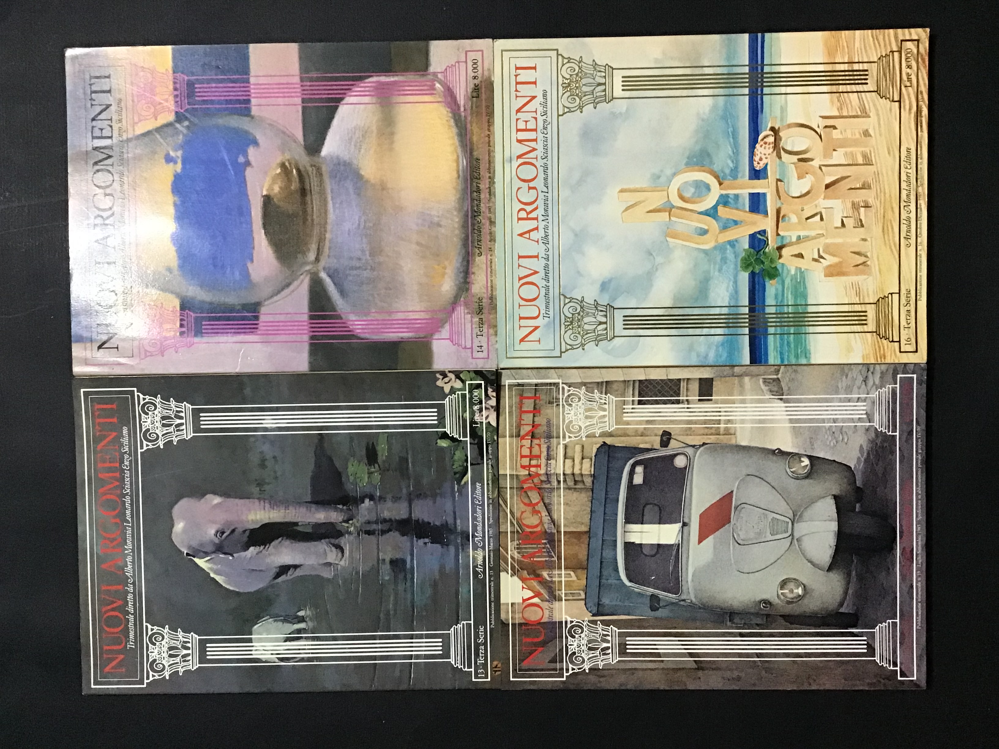 NUOVI ARGOMENTI (4 RIVISTE) - TERZA SERIE 13-14-15-16