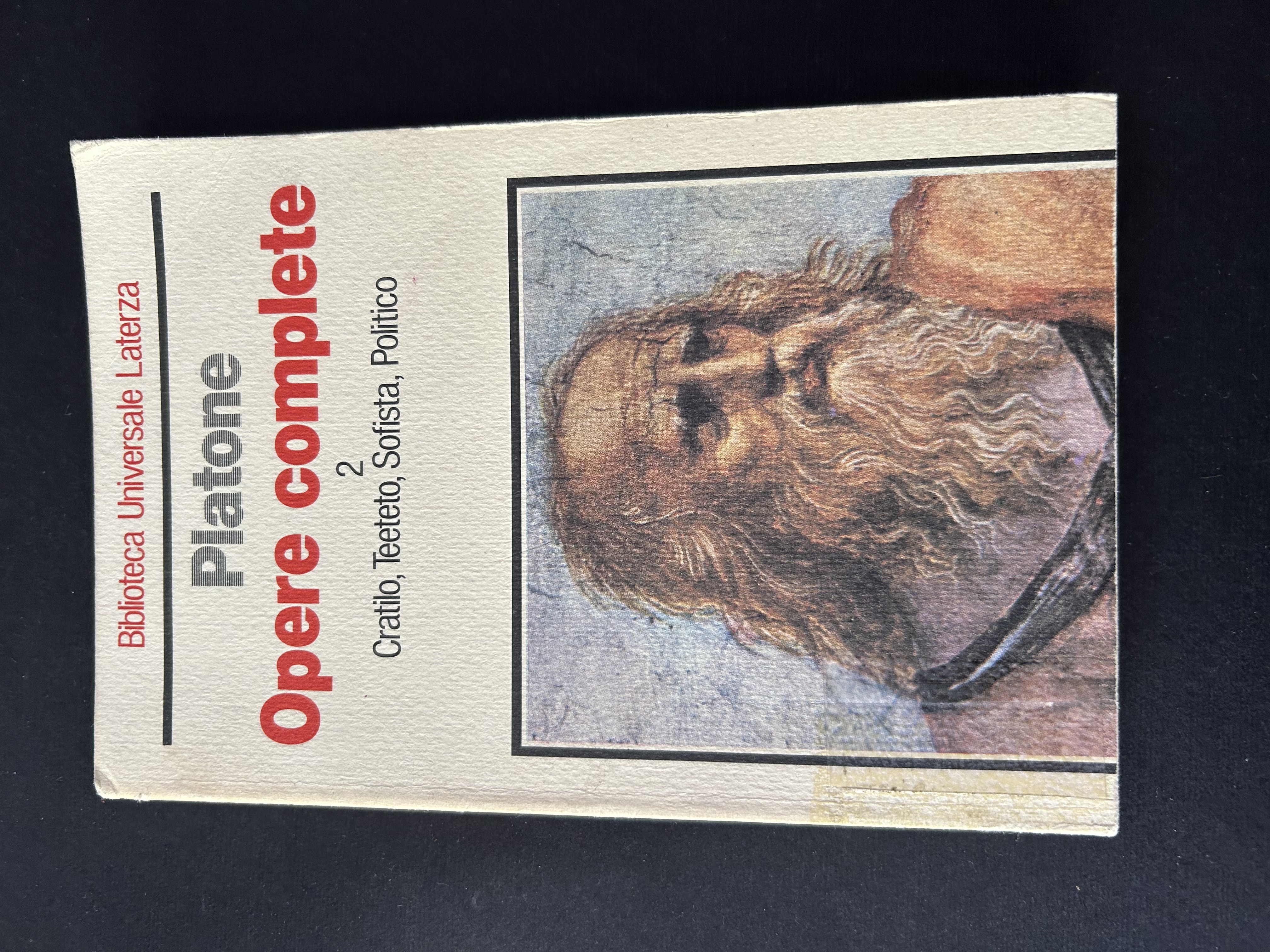 OPERE COMPLETE - VOL. II - CRATILO, TEETETO, SOFISTA , …