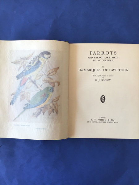 PARROTS AND PARROT-LIKE BIRDS IN AVICULTURE