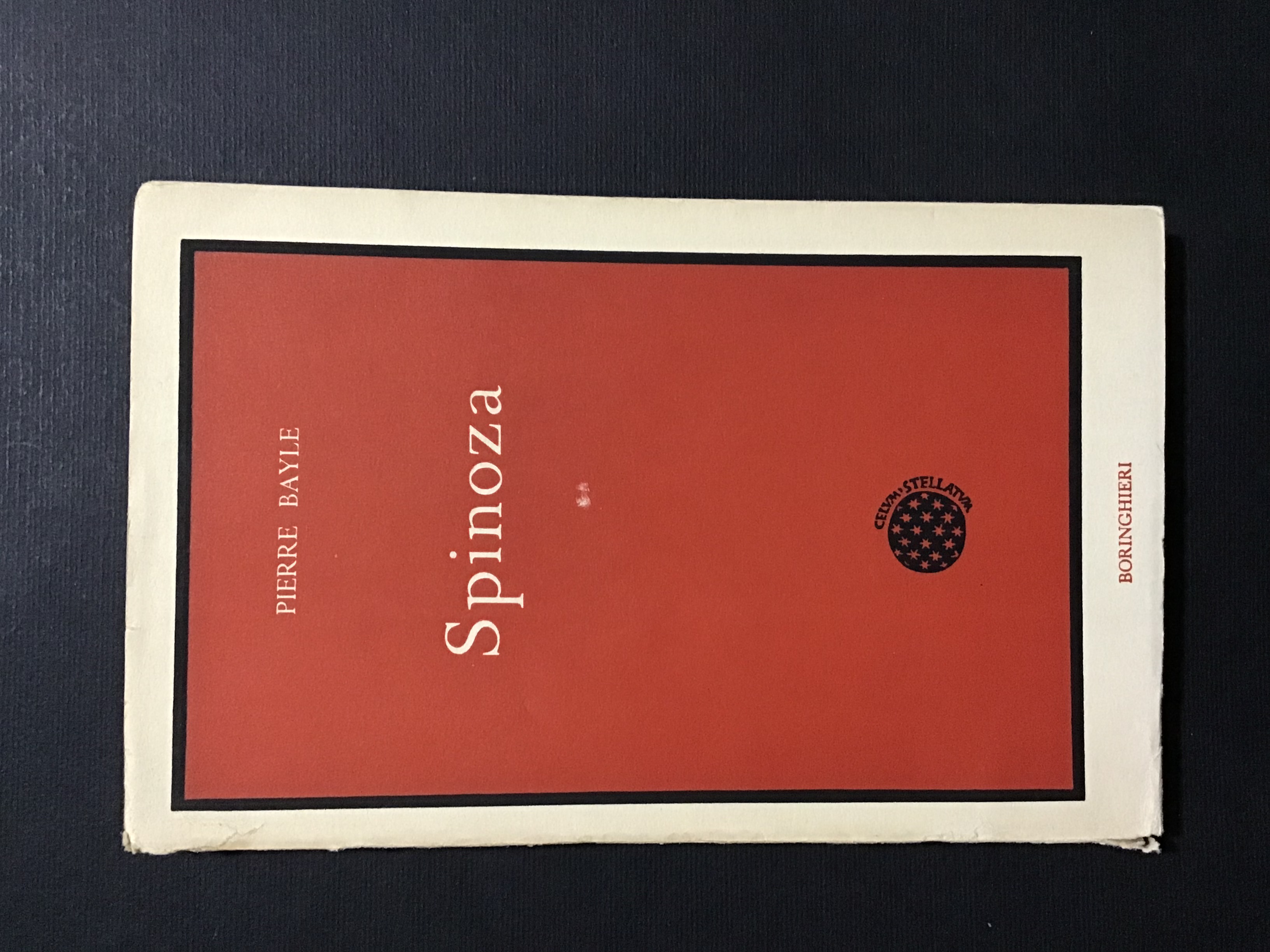 SPINOZA DIZIONARIO STORICO E CRITICO