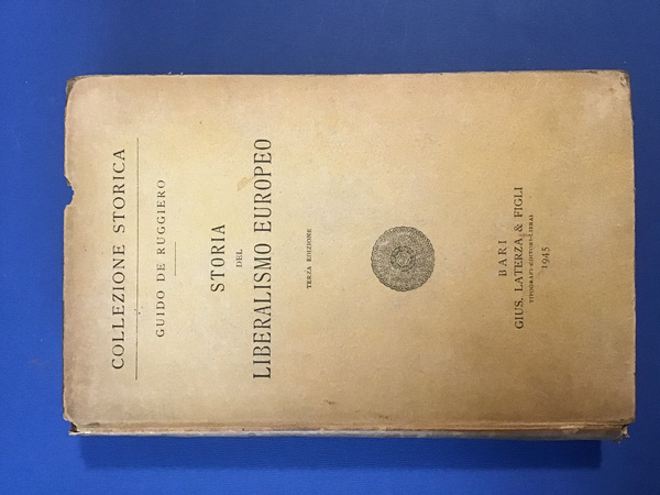 STORIA DEL LIBERALISMO EUROPEO