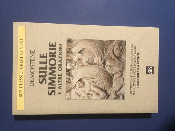 SULLE SIMMORIE E ALTRE ORAZIONI