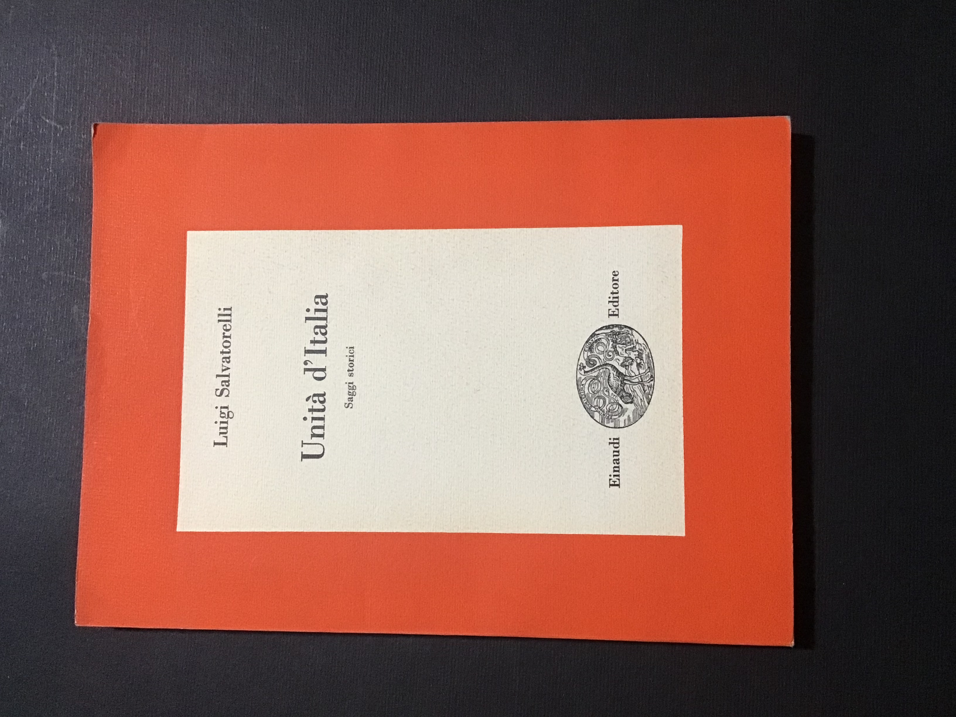 UNITA' D'ITALIA. SAGGI STORICI