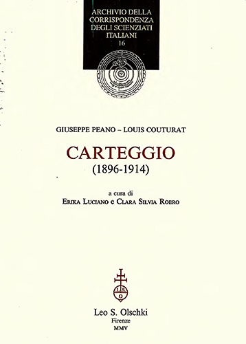 Carteggio (1896 - 1914).