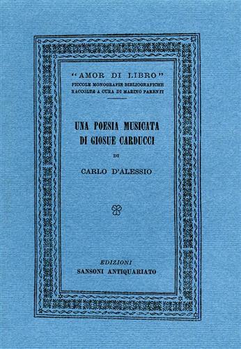 Una poesia musicata di Giosue Carducci.