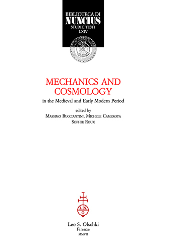 Mechanics and Cosmology. In the Medieval and Early Modern Period.
