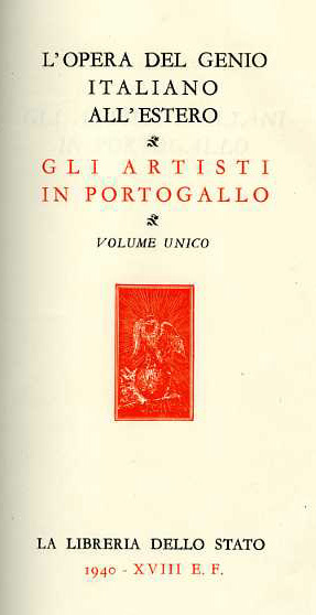 Gli artisti in Portogallo. Vol.Unico. Dall'elenco biografico degli artisti: Abondio,Carlo. …