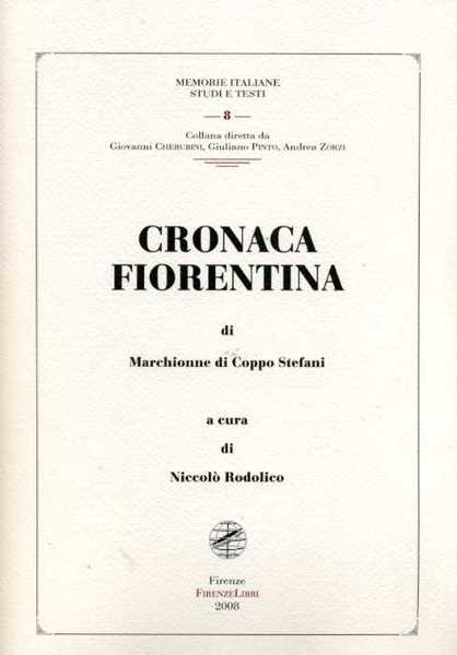 Cronaca fiorentina.