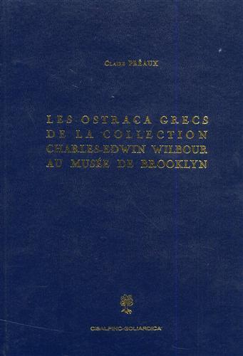 Les Ostraca Grecs de la Collection Charles-Edwin Wilbour au Musée …