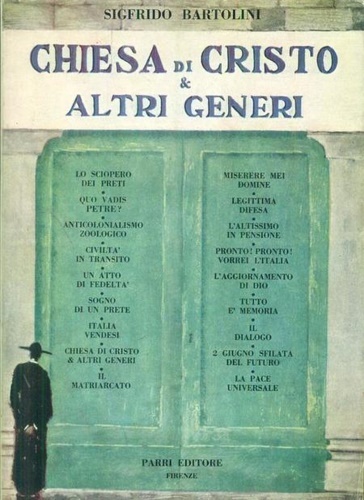 Chiesa di Cristo & altri generi. (18 racconti scanzonati).