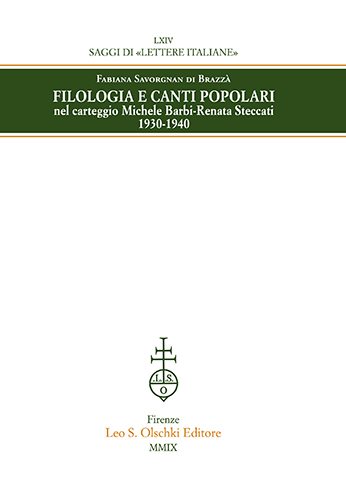 Filologia e canti popolari nel carteggio Michele Barbi - Renata …