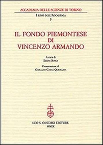 Il fondo piemontese di Vincenzo Armando.