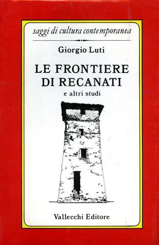 Le frontiere di Recanati e altri studi.