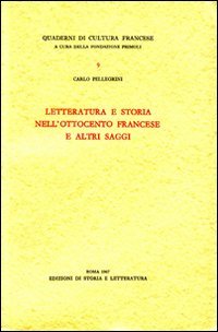 Letteratura e storia nell'Ottocento francese e altri saggi.