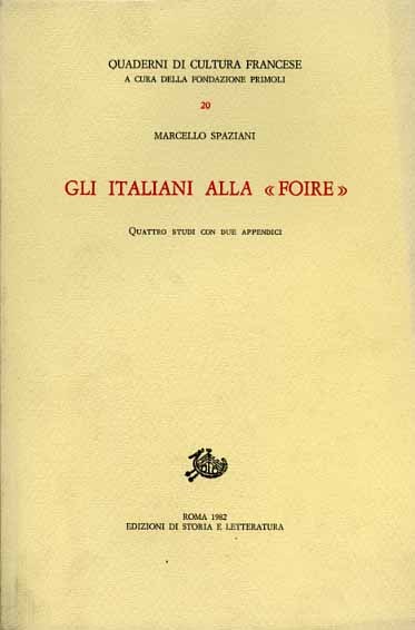 Gli italiani alla "Foire".