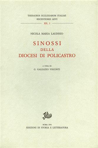 Sinossi della Diocesi di Policastro.
