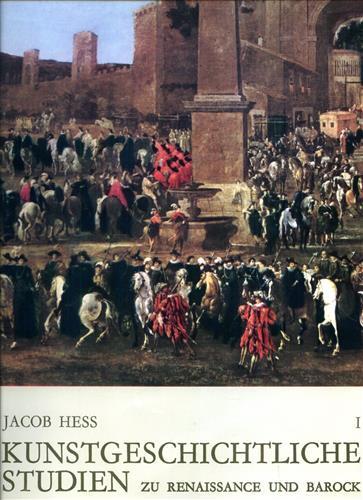 Kunstgeschichtliche studien zu Renaissance und Barock.