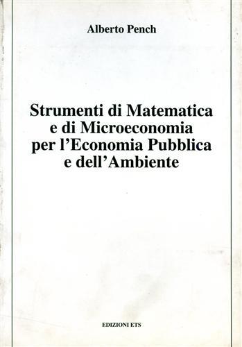 Strumenti di matematica e di microeconomia per l'economia pubblica e …