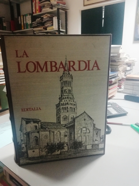 La Lombardia. Leg.ed.in t.pelle pregiata, coperta in bronzo a sbalzo …