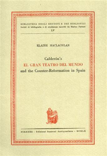Calderon's el gran teatro del mundo and the Counter-Reformation in …
