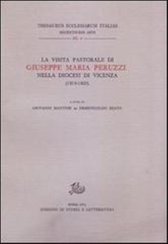 La visita pastorale di Giuseppe Maria Peruzzi nella Diocesi di …