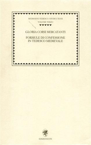 Formule di confessione in tedesco medievale.