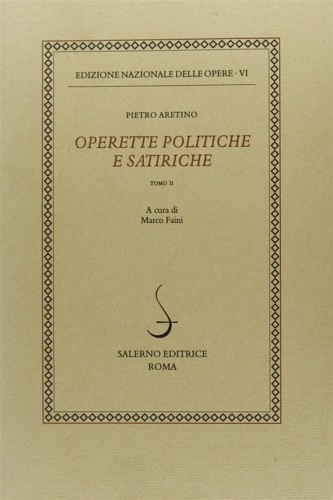Operette politiche e satiriche. Tomo II.