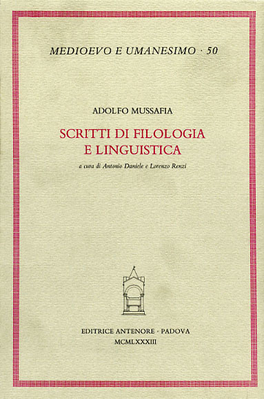 Scritti di filologia e linguistica.