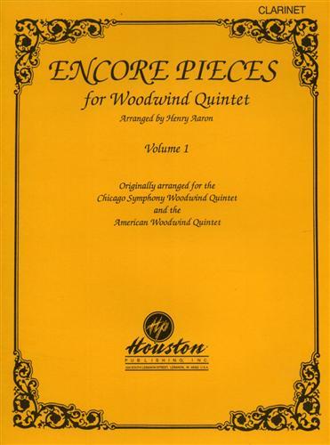 Encore Pieces for Woodwind Quintet. Vol.I. Clarinet.