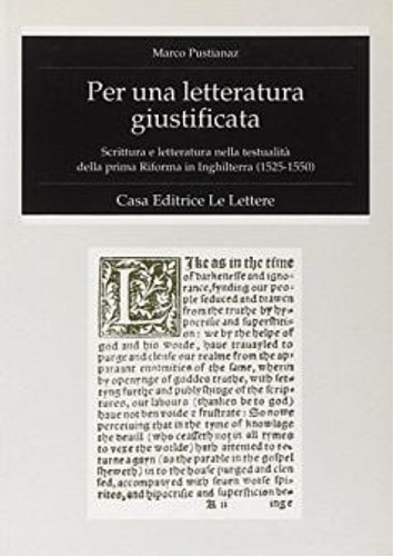 Per una letteratura giustificata. Scrittura e letteratura nella testualità della …
