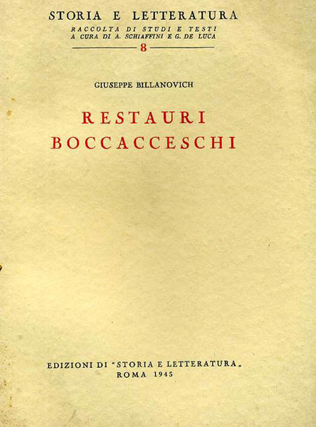 Restauri boccacceschi.