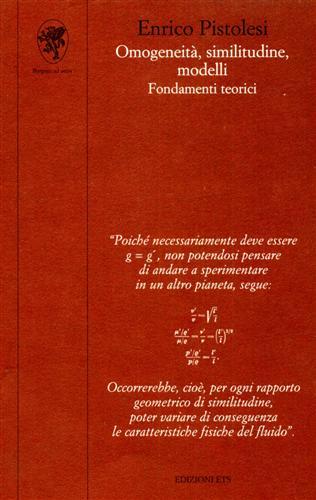 Omogeneità, similitudine, modelli. Fondamenti teorici.
