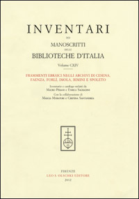 Inventari dei manoscritti delle biblioteche d'Italia. Vol. 114. Frammenti ebraici …