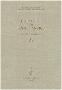 Fondazione Luigi Firpo. Centro di studi sul pensiero politico. Catalogo …