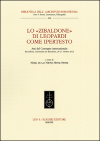 «Zibaldone» (Lo) di Leopardi come ipertesto. Atti del convegno internazionale …