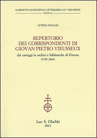 Repertorio dei corrispondenti di Giovan Pietro Vieusseux,. dai carteggi in …