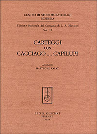 Edizione Nazionale del Carteggio Muratoriano. Carteggi con Cacciago . Capilupi.