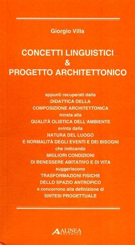 Concetti linguistici & Progetto architettonico.